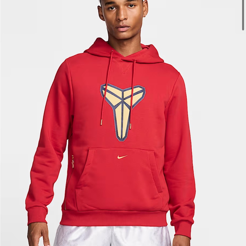 Nike Men's Dri-Fit Pullover Hoodie - Mamba Red